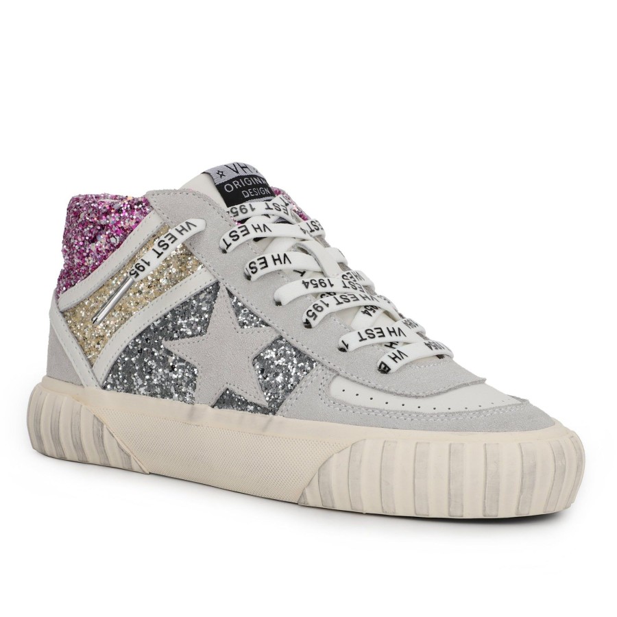 Women Vintage Havana Mid Tops | Always-Glitter Multi