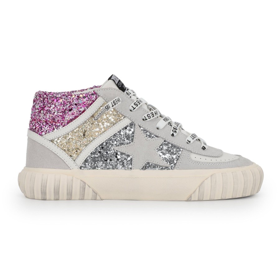 Women Vintage Havana Mid Tops | Always-Glitter Multi