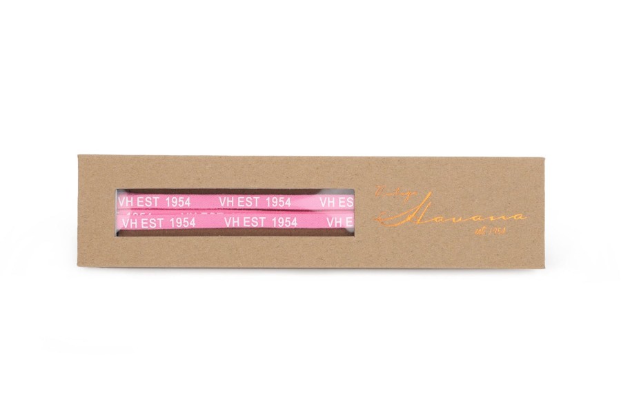 Women Vintage Havana Shoe Laces | Pink White Silver Tip Laces