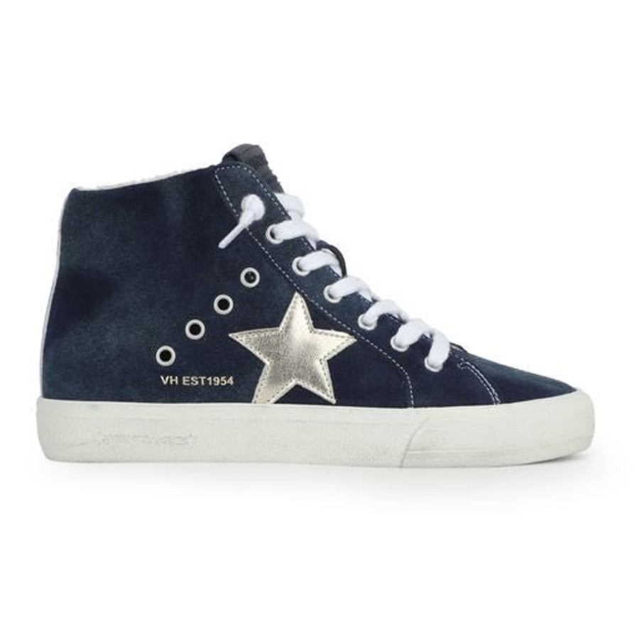 Women Vintage Havana High Tops | Break Out 2-Navy Multi