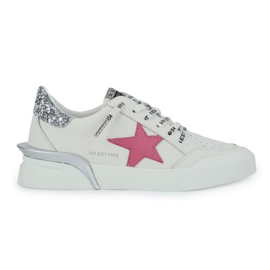 Women Vintage Havana Low Tops | Laser 1- White Pink Multi