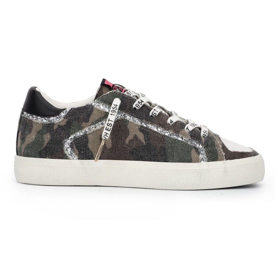 Women Vintage Havana Low Tops | Mikeyla-Camouflage