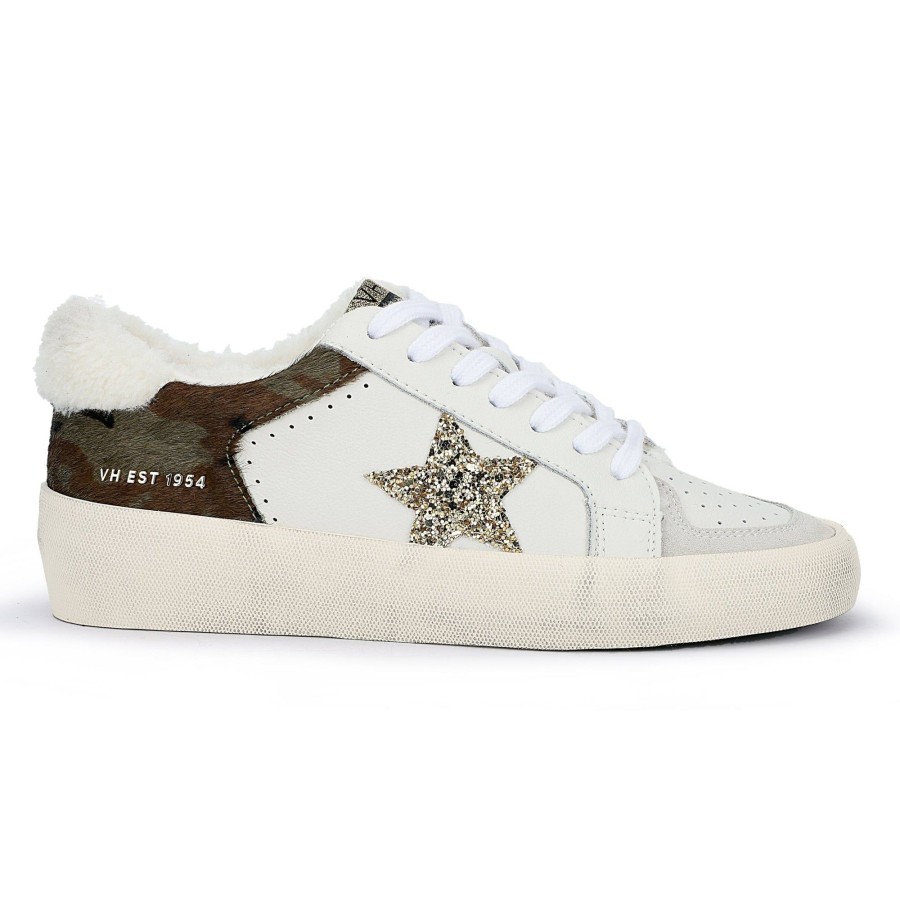 Women Vintage Havana Low Tops | Calliope-White Camo Multi