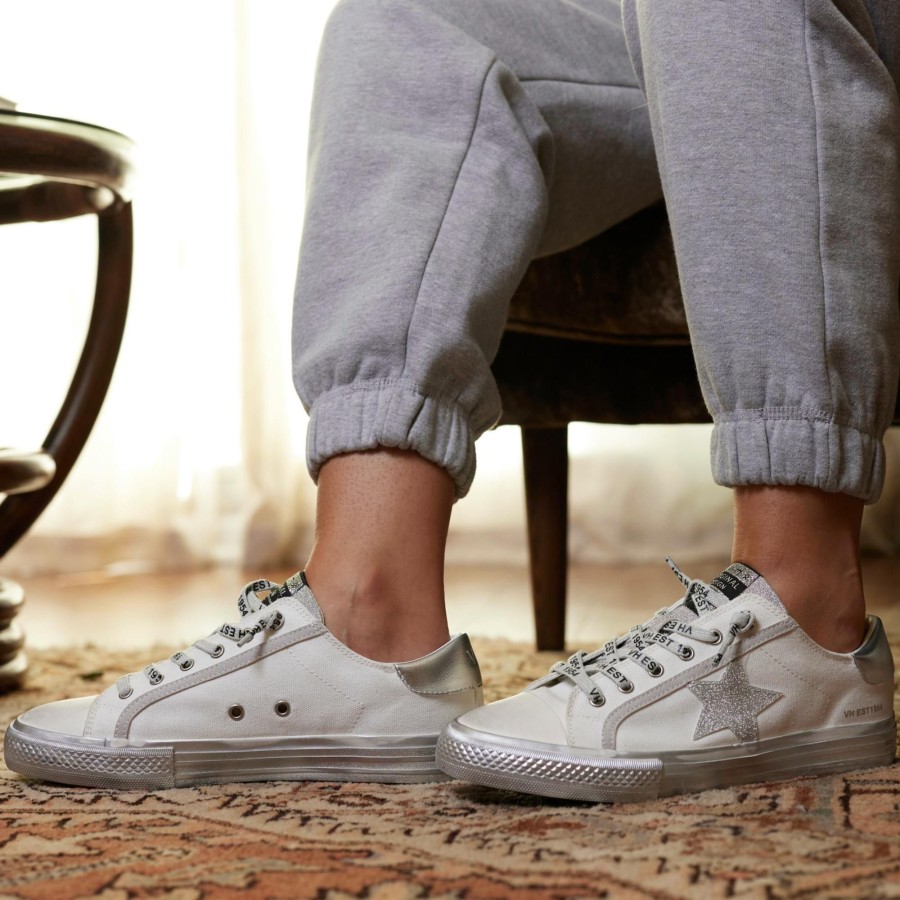 Women Vintage Havana Low Tops | Alive 7-White