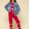 Kids Vintage Havana Kids Tops | Denim Jacket With Stars