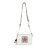 Women Vintage Havana Top Handle | Legend Bag-Silver/Glitter