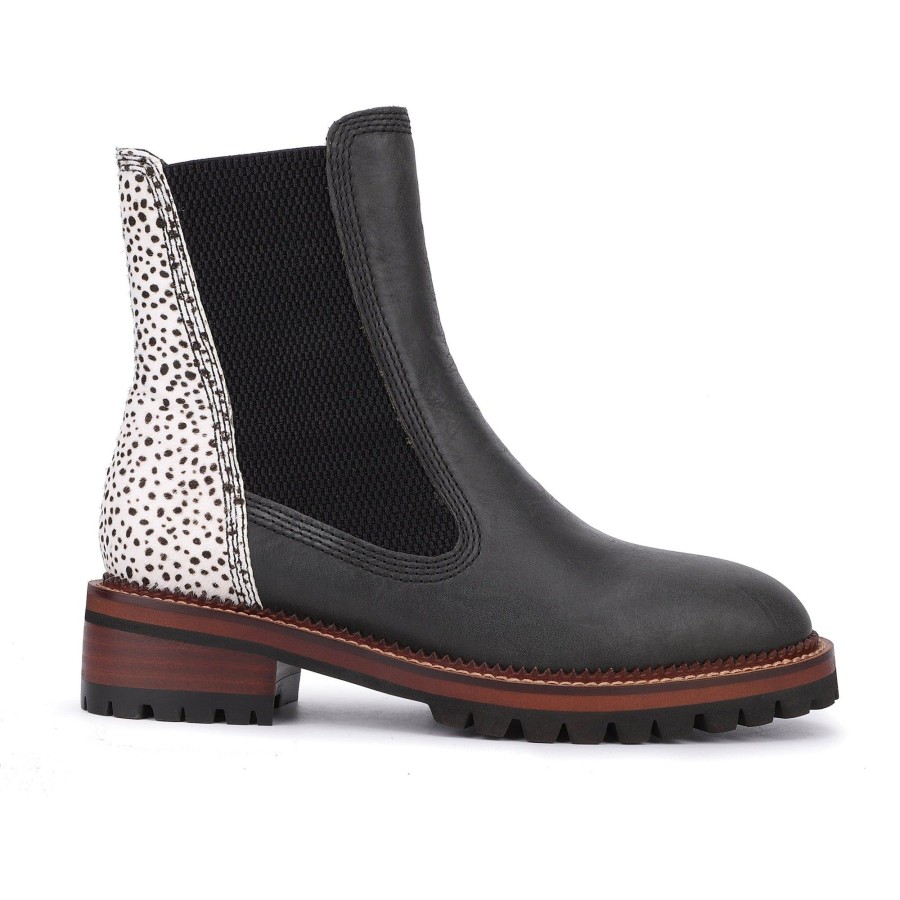 Women Vintage Havana Boots & Booties | Fairview-Black Wild Cheetah