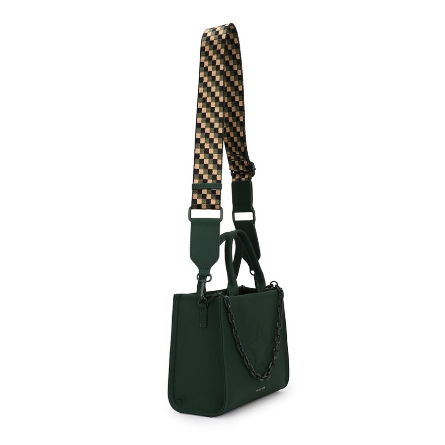 Women Vintage Havana Top Handle | Alyce Bag-Olive