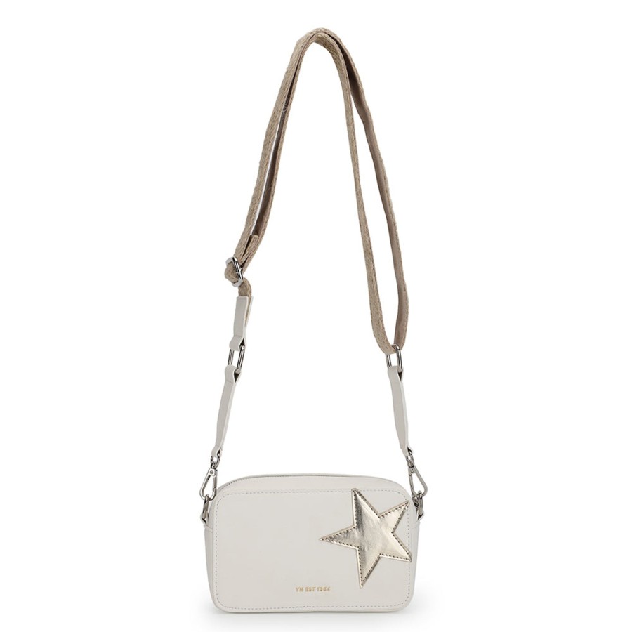 Women Vintage Havana Small Bag | Mini Meme-White/Espadril