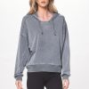 Women Vintage Havana Sweatshirts | Hunter Green Cashmere Fleece Hoodie