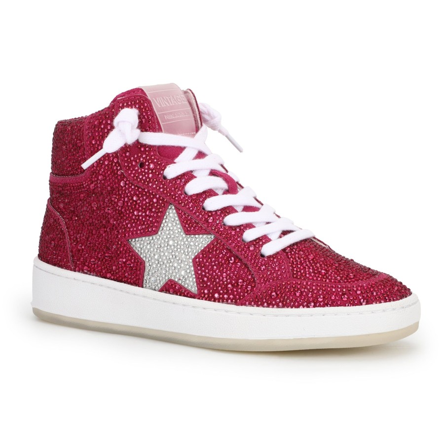 Women Vintage Havana High Tops | Splash High-Fuchsia