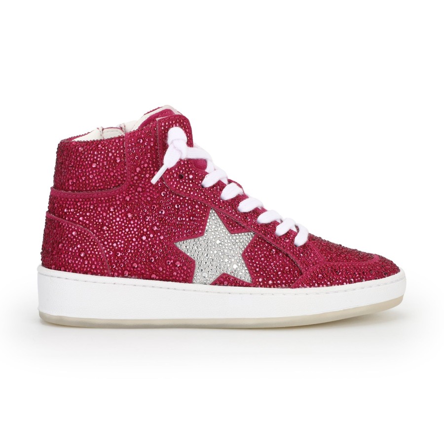 Women Vintage Havana High Tops | Splash High-Fuchsia