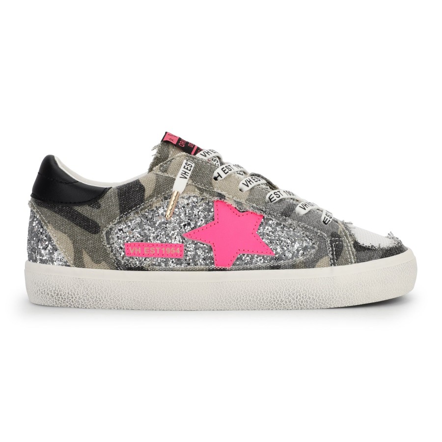 Women Vintage Havana Low Tops | Wow-Camo Glitter