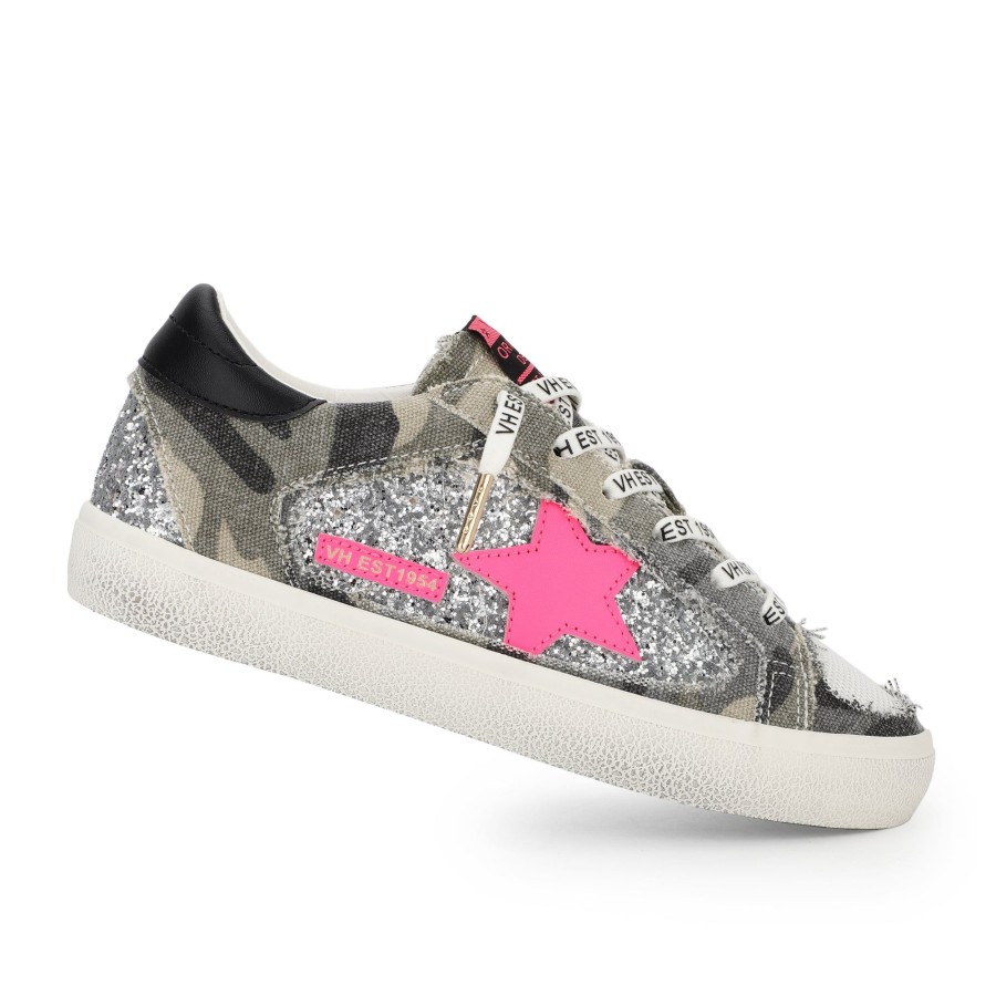 Women Vintage Havana Low Tops | Wow-Camo Glitter