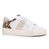 Women Vintage Havana Low Tops | Maxine-White Leopard Multi