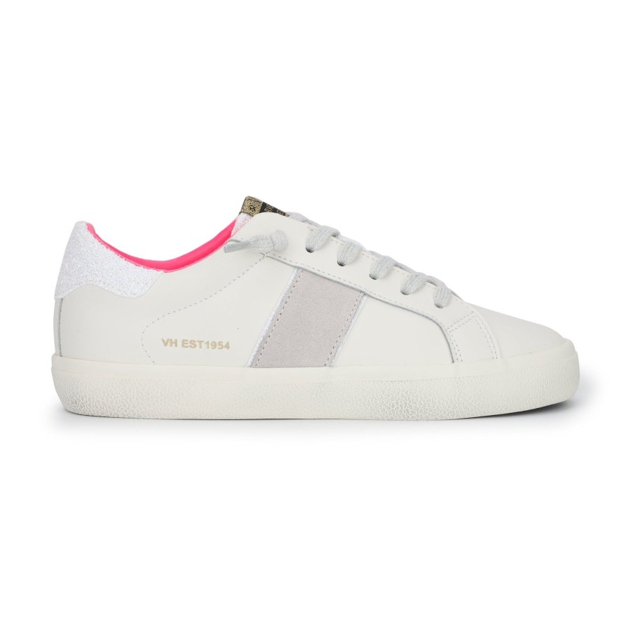 Women Vintage Havana Low Tops | Irma-White/Grey