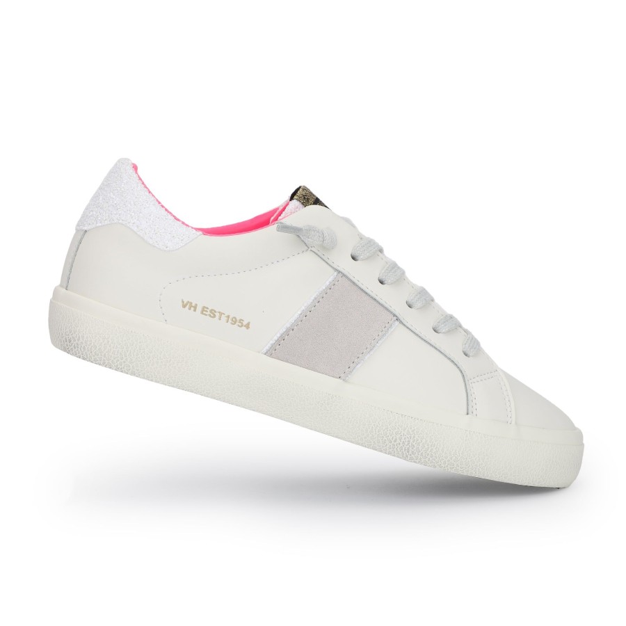 Women Vintage Havana Low Tops | Irma-White/Grey