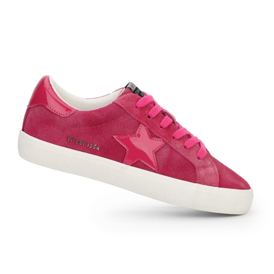 Women Vintage Havana Low Tops | Ahava-Fuchsia