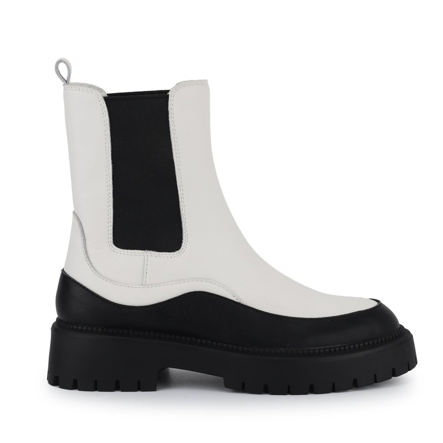 Women Vintage Havana Boots & Booties | Allistor-White/Black