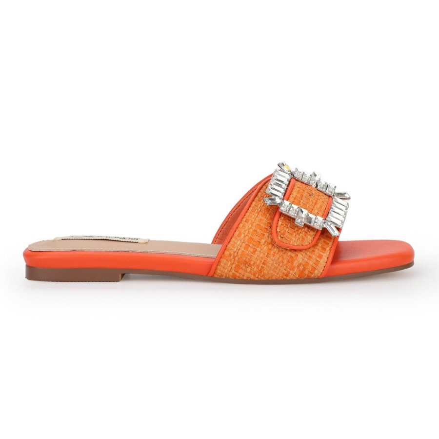 Women Vintage Havana Sandals | Harper-Orange