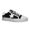 Women Vintage Havana Low Tops | Alive 23-Black White