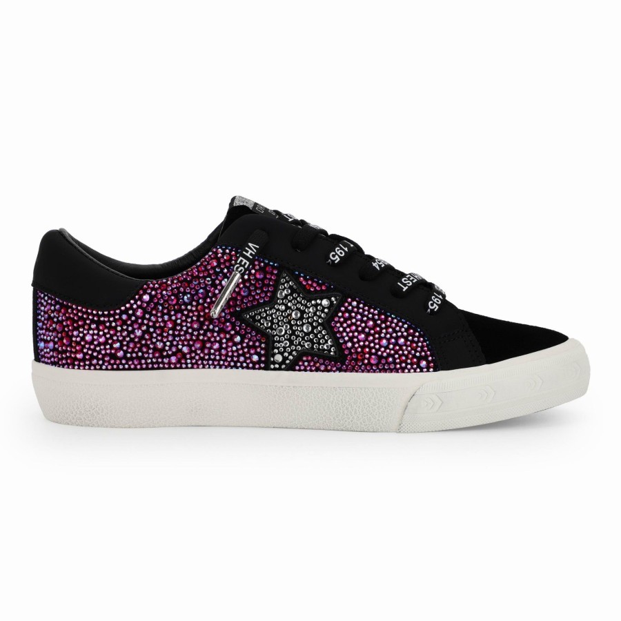 Women Vintage Havana Low Tops | Grande-Wild Black