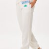 Women Vintage Havana Joggers | White St. Barth Jet Setter Surf Wash Jogger