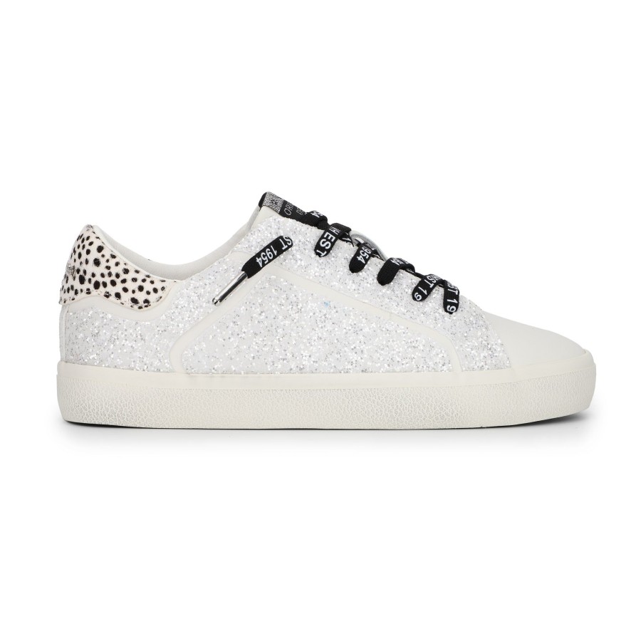 Women Vintage Havana Low Tops | Mikeyla-White Glitter