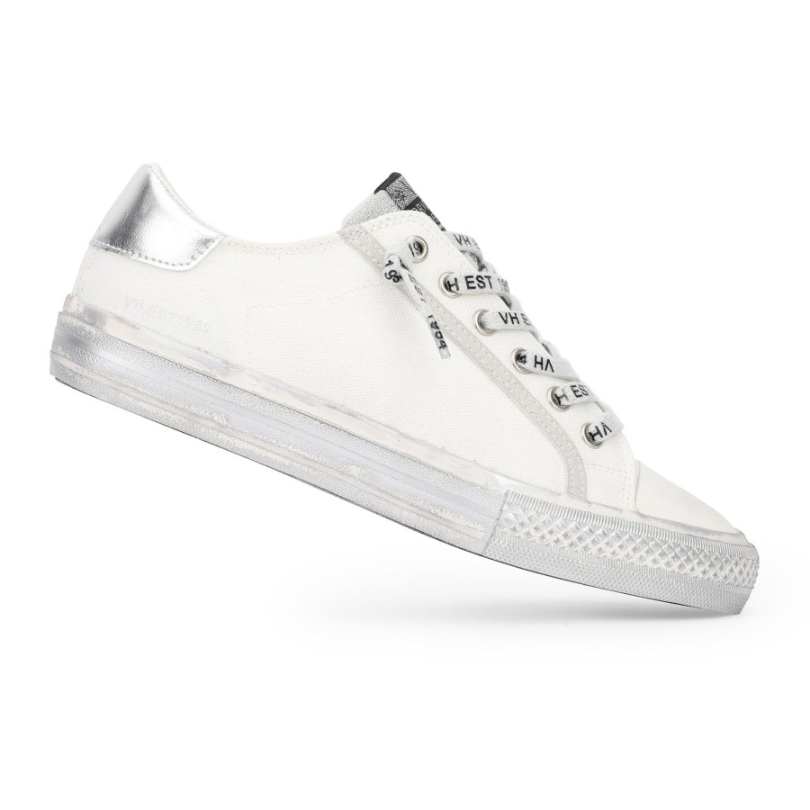 Women Vintage Havana Low Tops | Salena-White