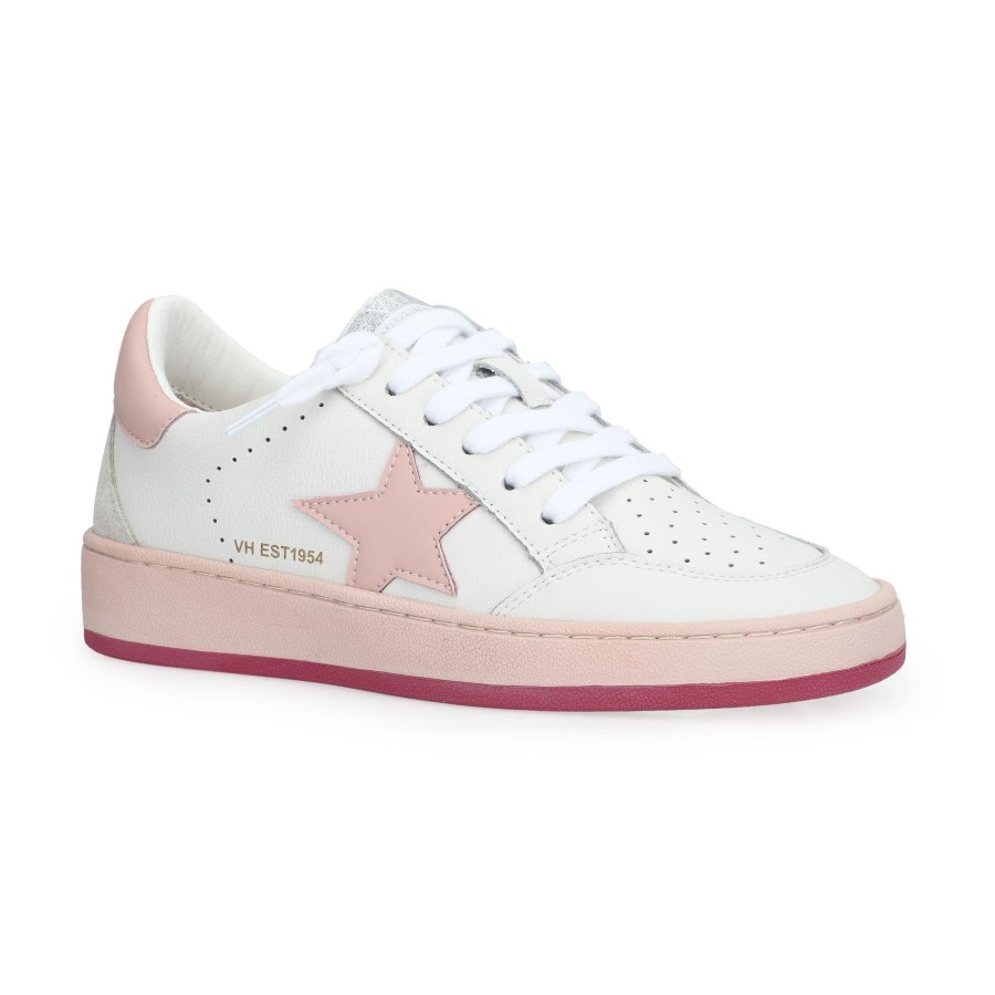 Women Vintage Havana Low Tops | Denisse 27-Rasberry/Baby Pink