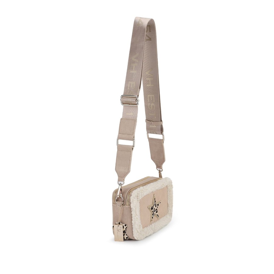 Women Vintage Havana Small Bag | Linda-Beige