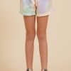 Kids Vintage Havana Kids Bottoms | Tropic Summer Tie Dye New Burnout Fleece Shorts