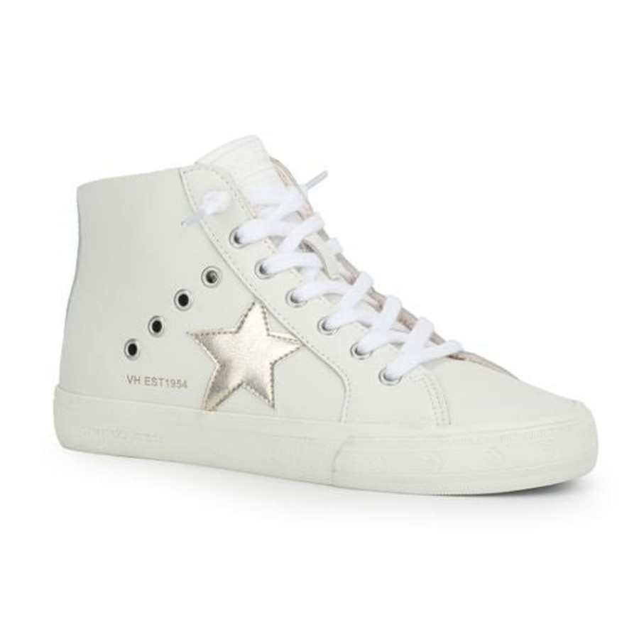 Women Vintage Havana High Tops | Break Out 6-White Gold