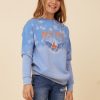 Kids Vintage Havana Kids Tops | Bleached Oversized Rock & Roll Sweatshirt