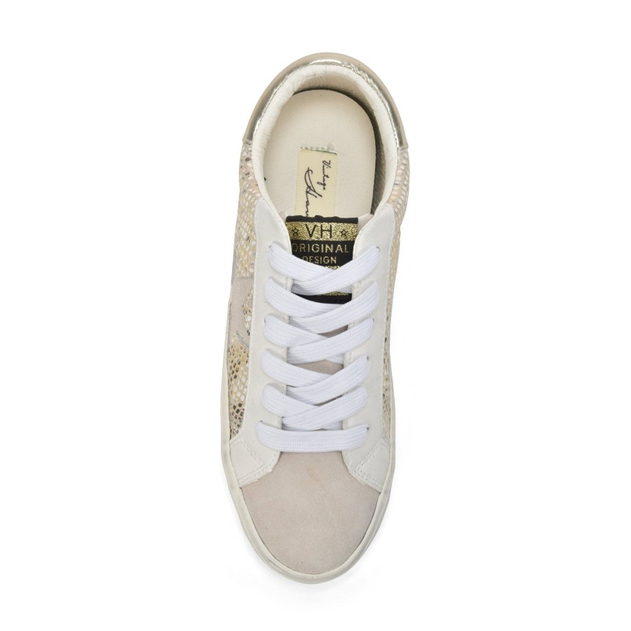 Women Vintage Havana Low Tops | Kate-Gold Snake