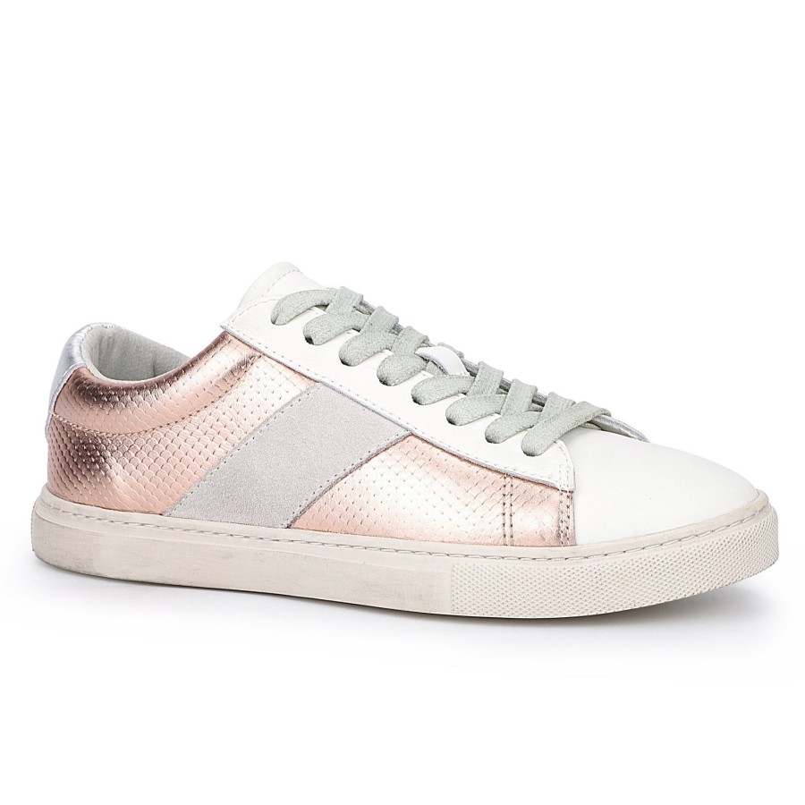 Women Vintage Havana Low Tops | Kendall-Washed Pink/White Multi