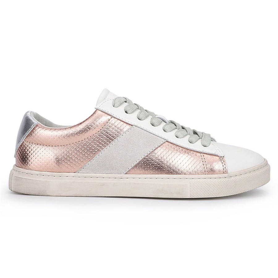 Women Vintage Havana Low Tops | Kendall-Washed Pink/White Multi