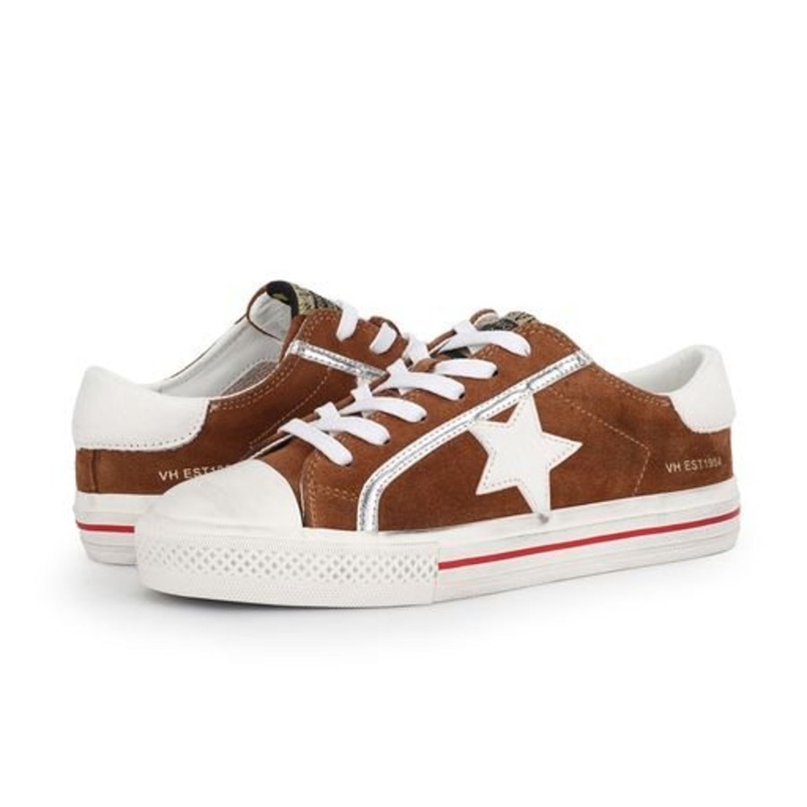 Women Vintage Havana Low Tops | Alive 14-Tan Red Multi