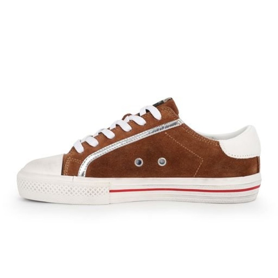 Women Vintage Havana Low Tops | Alive 14-Tan Red Multi