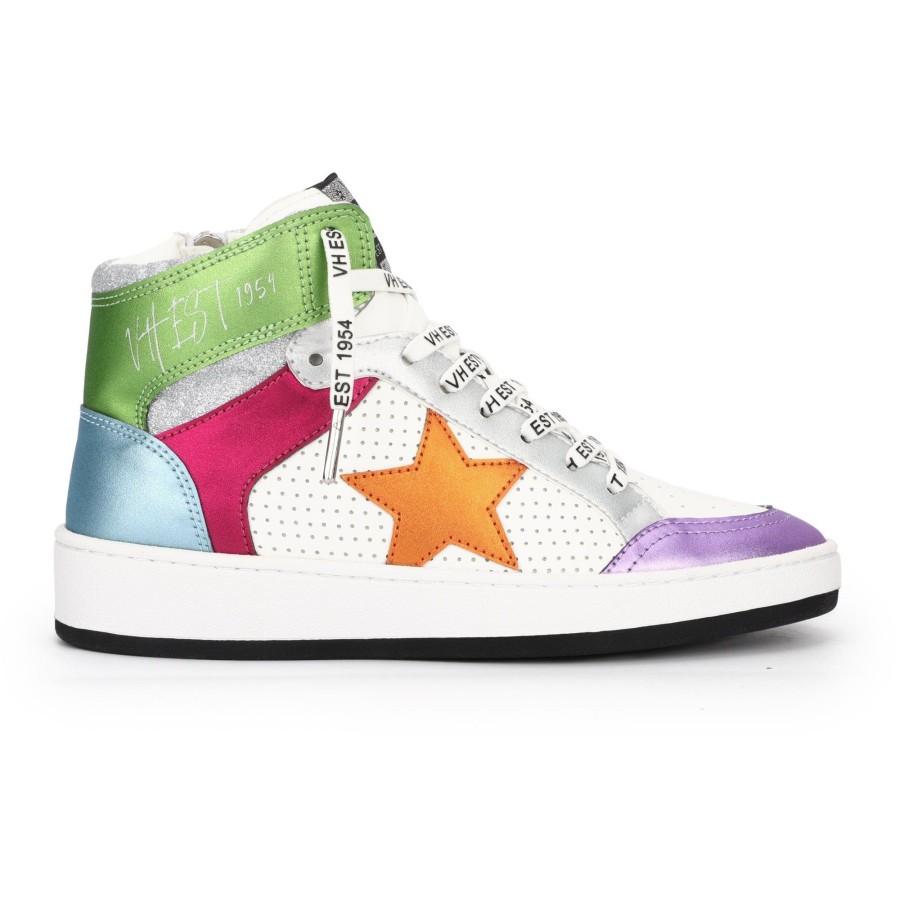 Women Vintage Havana High Tops | Dream 11- Multi Mix