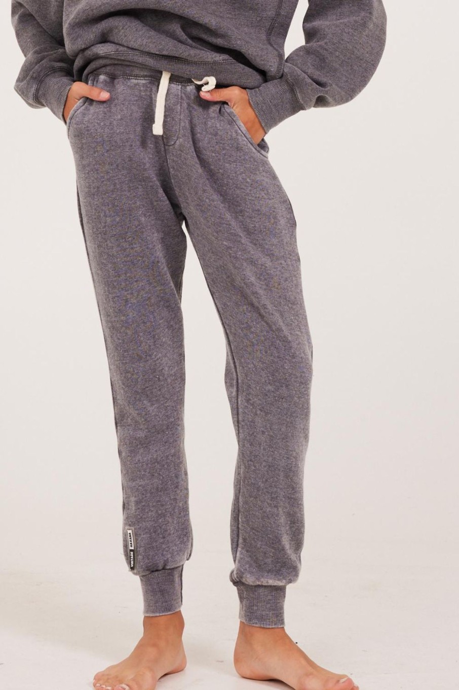 Kids Vintage Havana Kids Bottoms | Unisex Cuff Bottom Sweatpants