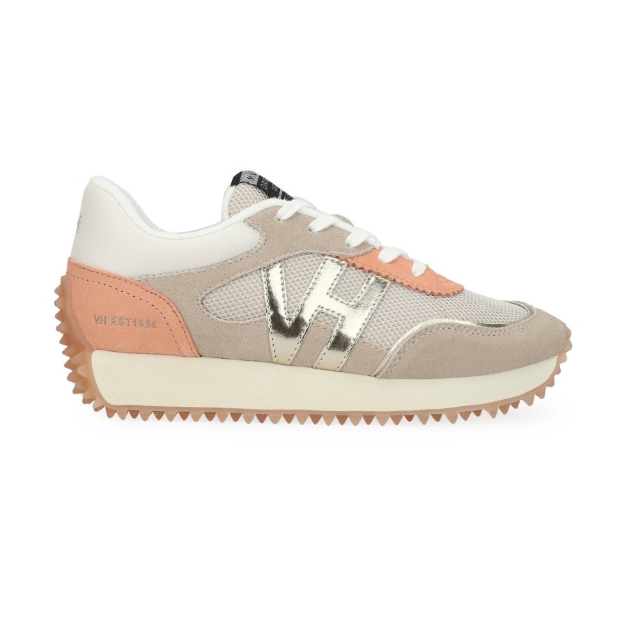 Women Vintage Havana Low Tops | Cosmic 3-Taupe/Orange Multi