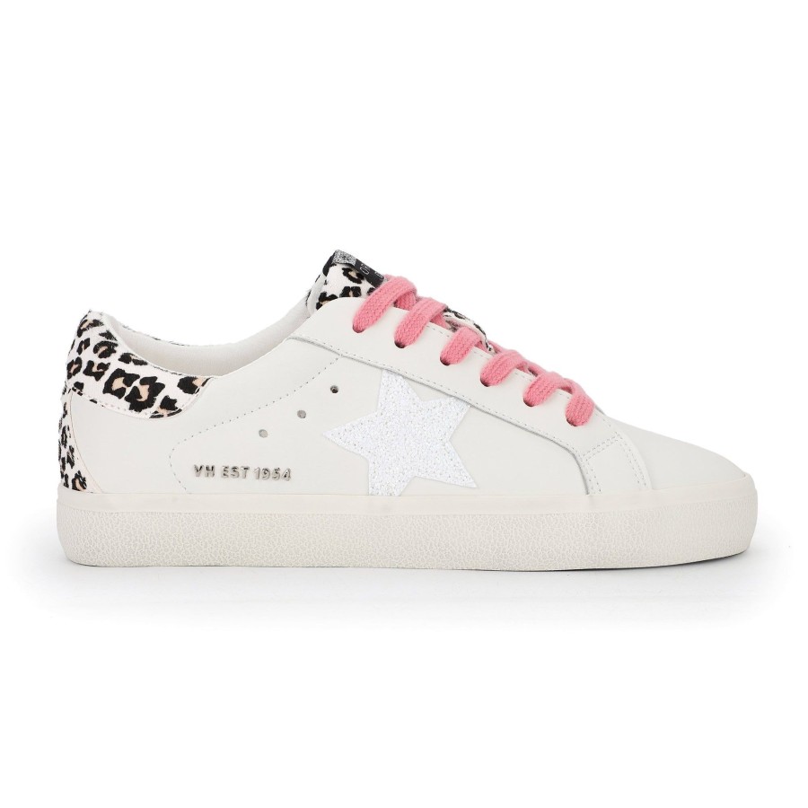 Women Vintage Havana Low Tops | Giselle-White Cheetah