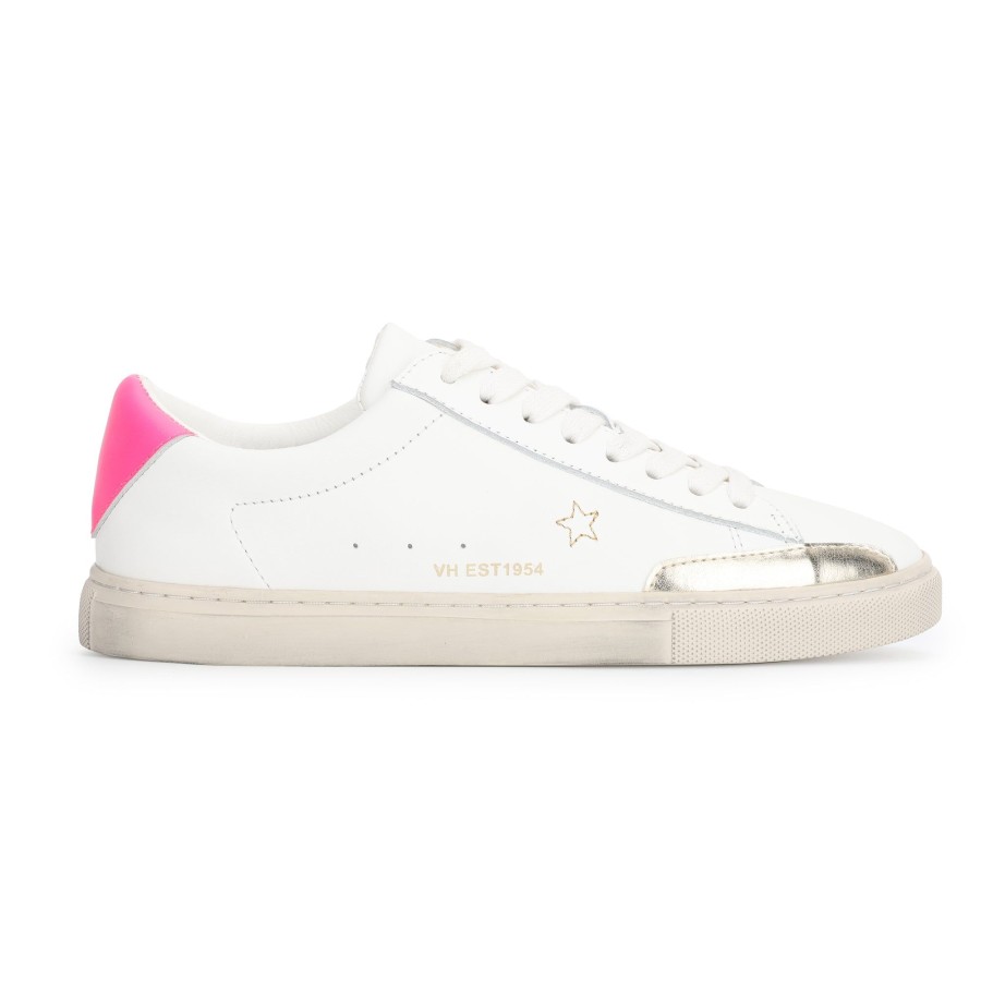 Women Vintage Havana Low Tops | Melissa-White/Pink