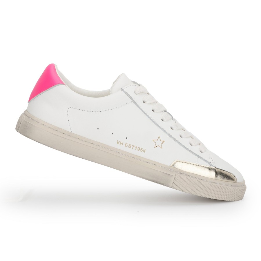 Women Vintage Havana Low Tops | Melissa-White/Pink