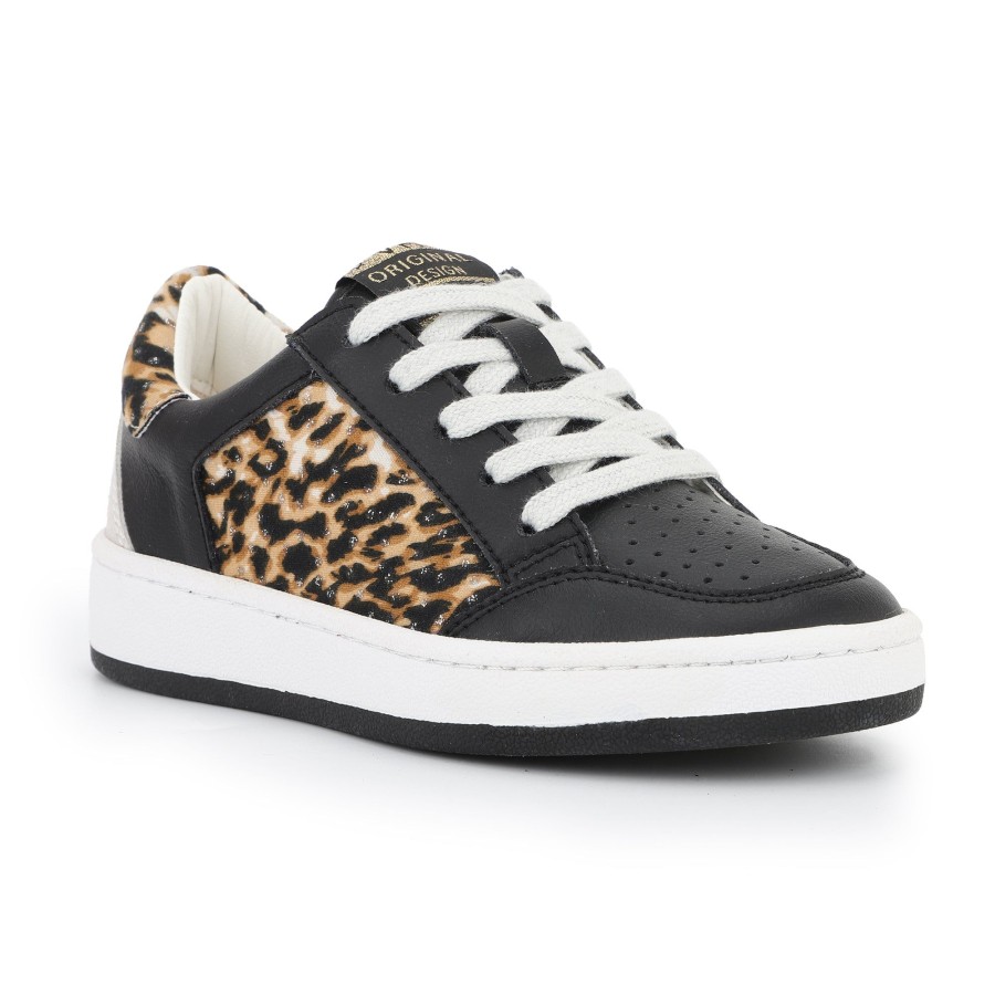 Kids Vintage Havana | Kids Halee-Black Leopard Multi