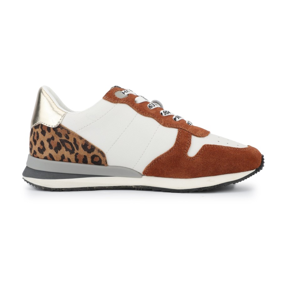 Women Vintage Havana Low Tops | Valery-Leopard Rust Multi