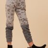 Kids Vintage Havana Kids Bottoms | Large Leopard Print Dip Dye Jogger