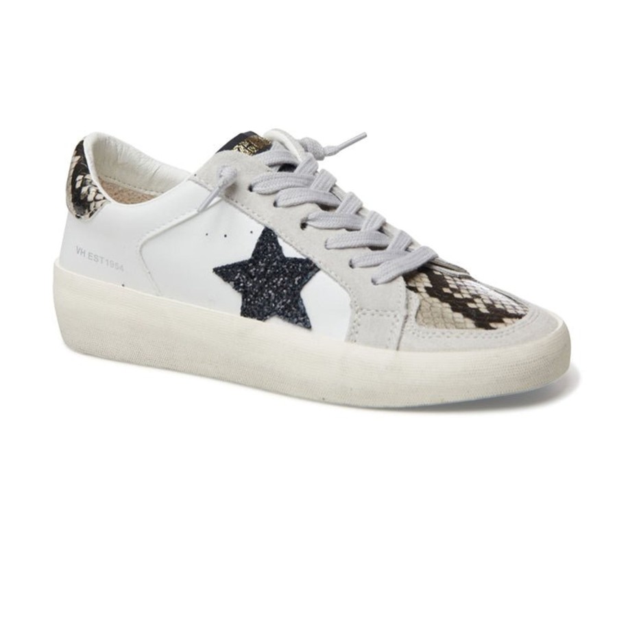 Women Vintage Havana Low Tops | Bonnie White Snake Multi