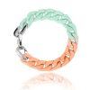 Women Vintage Havana Bracelets | Double Dip Bracelet Mint/Peach